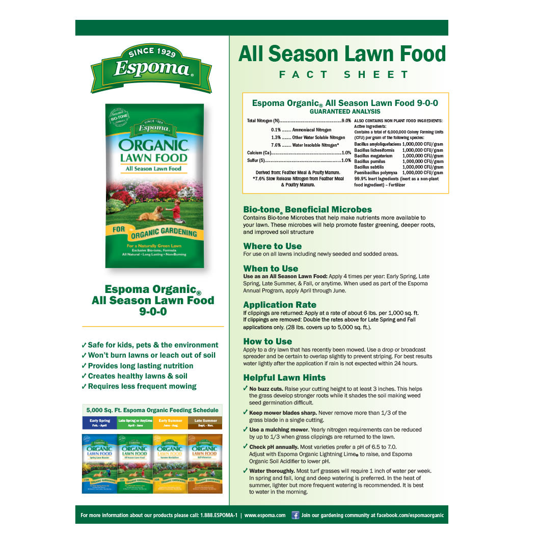 Espoma All Season Lawn Food - Image 2