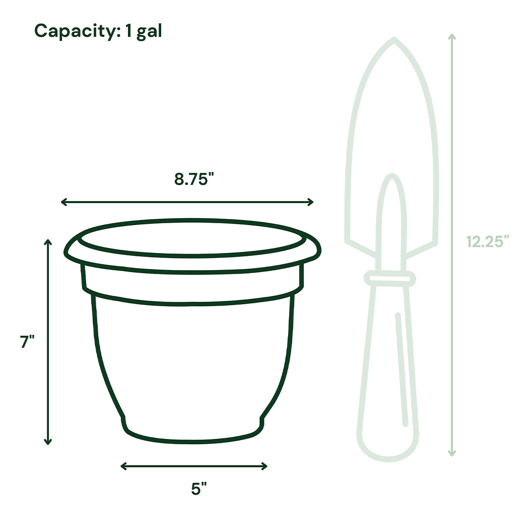 Bloem Ariana Self-Watering Planter in Living Green - Image 6