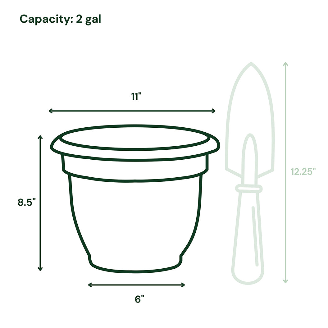 Bloem Ariana Self-Watering Planter in Living Green - Image 7