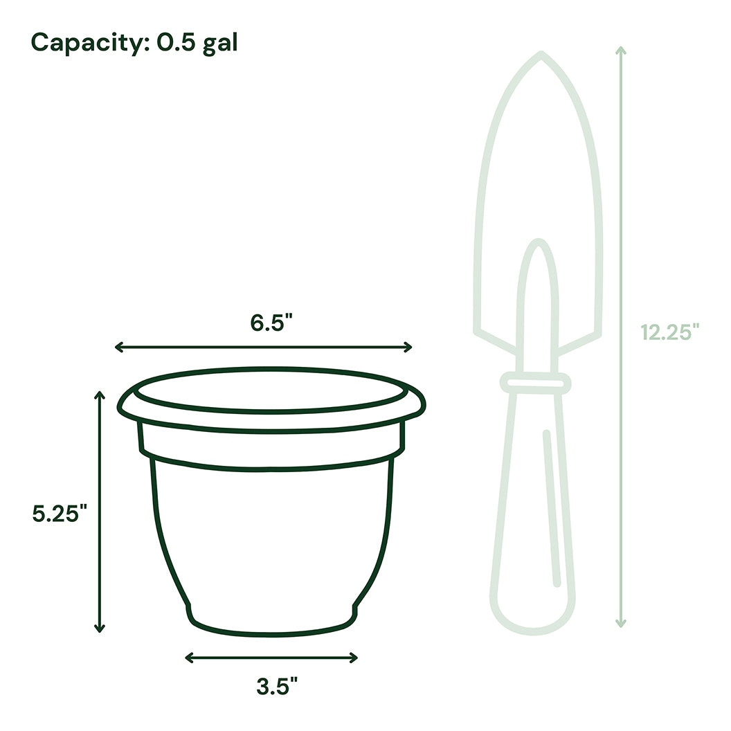 Bloem Ariana Self-Watering Planter in Terra Cotta - Image 9